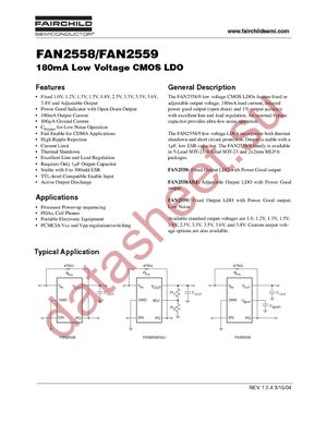 FAN2558SX datasheet  